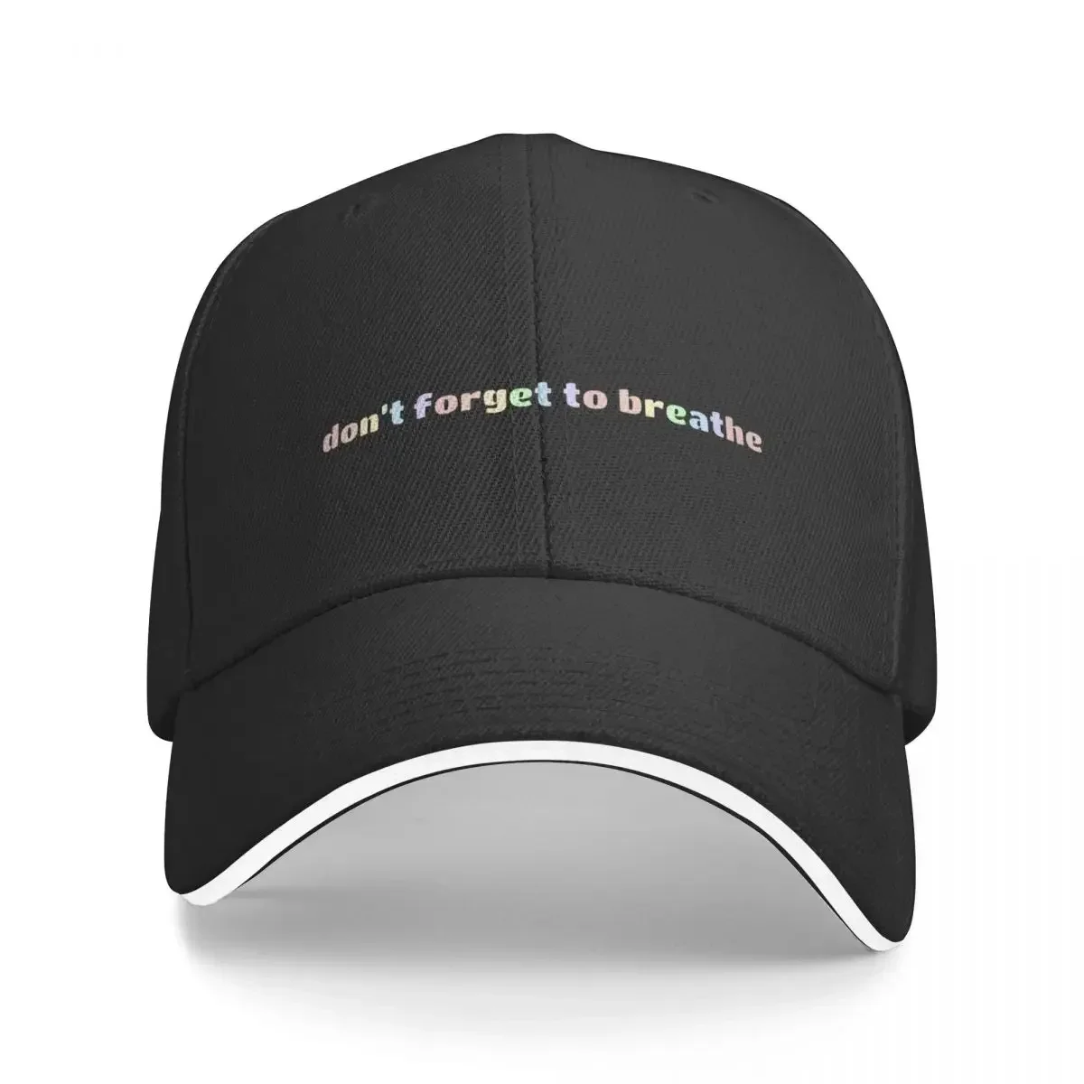 Don’t Forget to Breathe Baseball Cap Christmas Hat Icon For Girls Men's