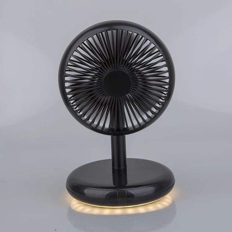 Mini ventilador elétrico com mudo, prático ajustável, USB, móvel, portátil, recarregável, prático, novo design, tão baixo quanto, 30dB