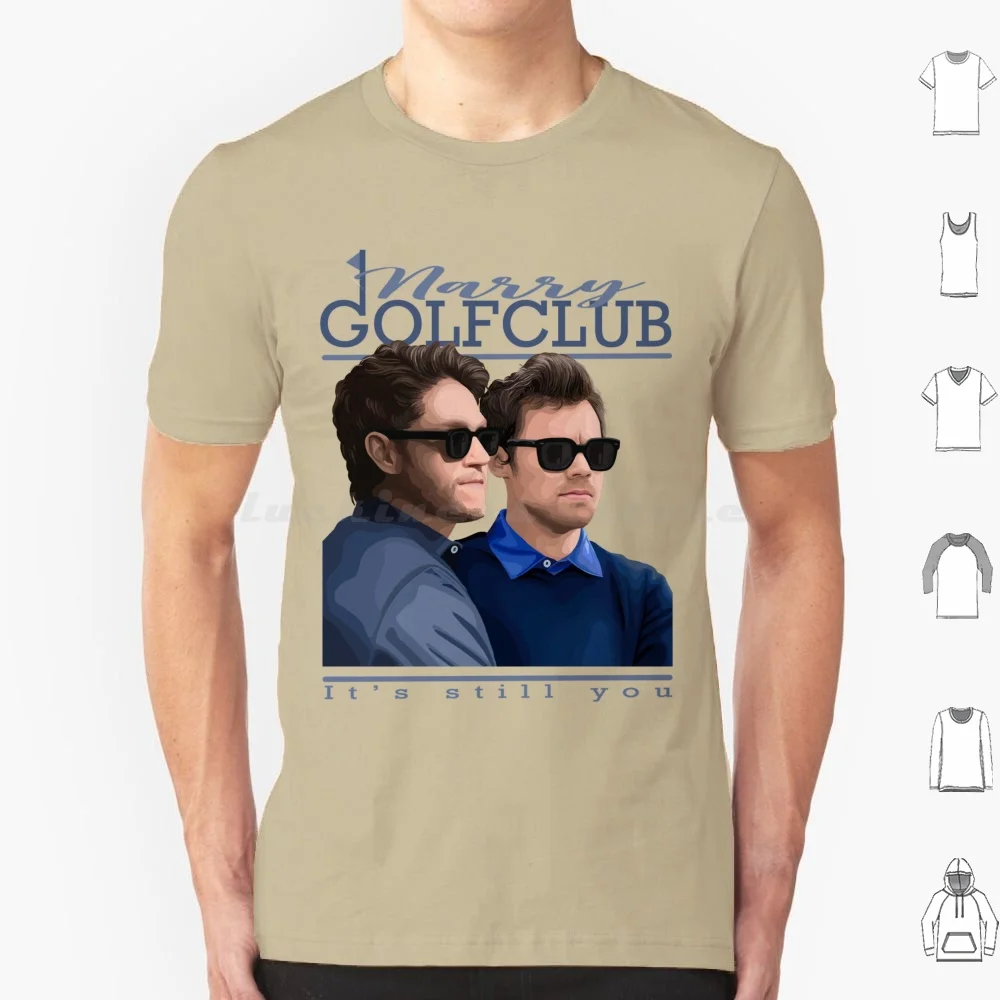 Narry Golf Club T Shirt Cotton Men Women DIY Print Narry Golf Niall Harry Club Fun One