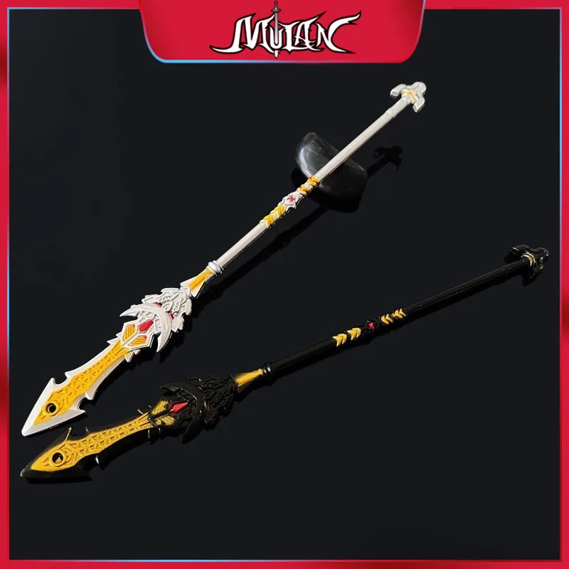 

Бронзовый алебард 22 см, имитирующий холодное оружие императорского рыцаря периода Весны и Осени (династия Цзинь), модель-украшение, игрушка