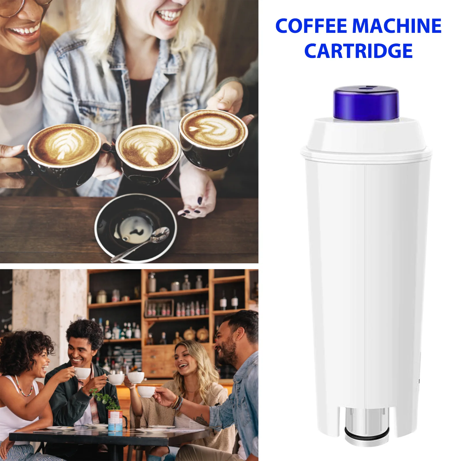 Máquina de café de carbón activado, sistema de filtración de agua, suavizante, filtro de agua para Ecam Esam etam-bco Ec680 Ec800