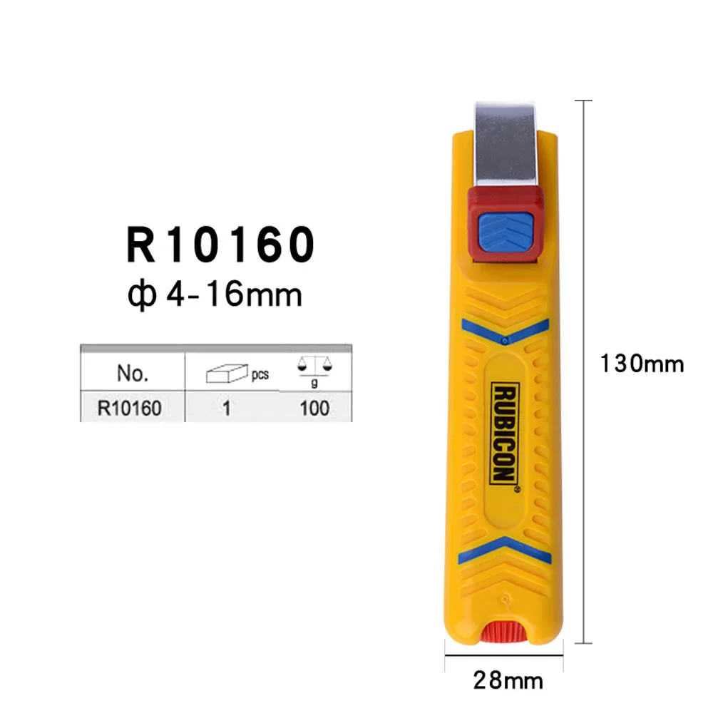 RUBICON Cable Wire Stripping Knife Electrician's Knife Straight and Curved Stripping Peeling Knife R10160 R10270 R10281 R10280