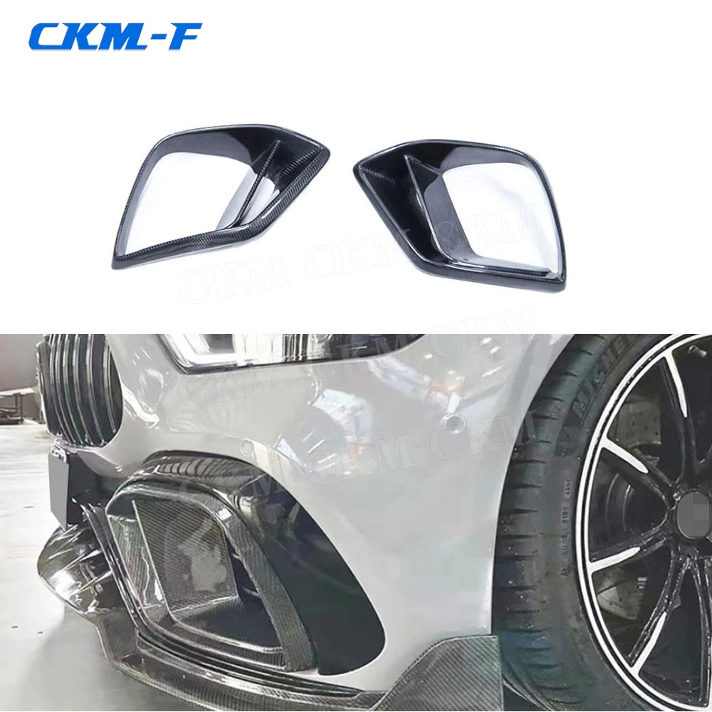 

Carbon Fiber Front Bumper Air Vent Trim Frame Grills Mesh Accessories For Mercedes Benz AMG GT63 S 4 Door 2019-2023