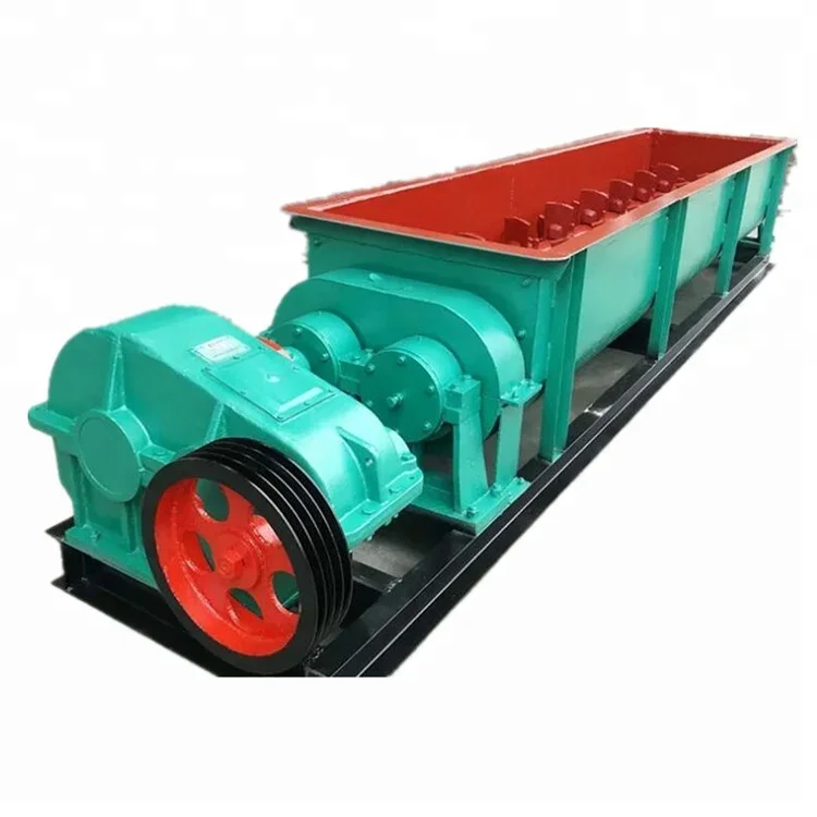 Automatic Clay Double Shaft Mixer For Brick Making Machine