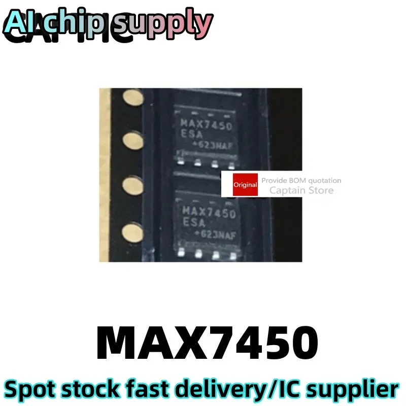 5PCS MAX7450 MAX7450ESA MAX7450ESA+T SOP-8 communication IC chip