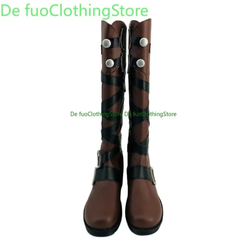 DefuoArknights Fiammetta Cosplay Schuhe Anime Convention Stiefel Anime Spiel Rollenspiel Schuhe Und Stiefel Halloween Party