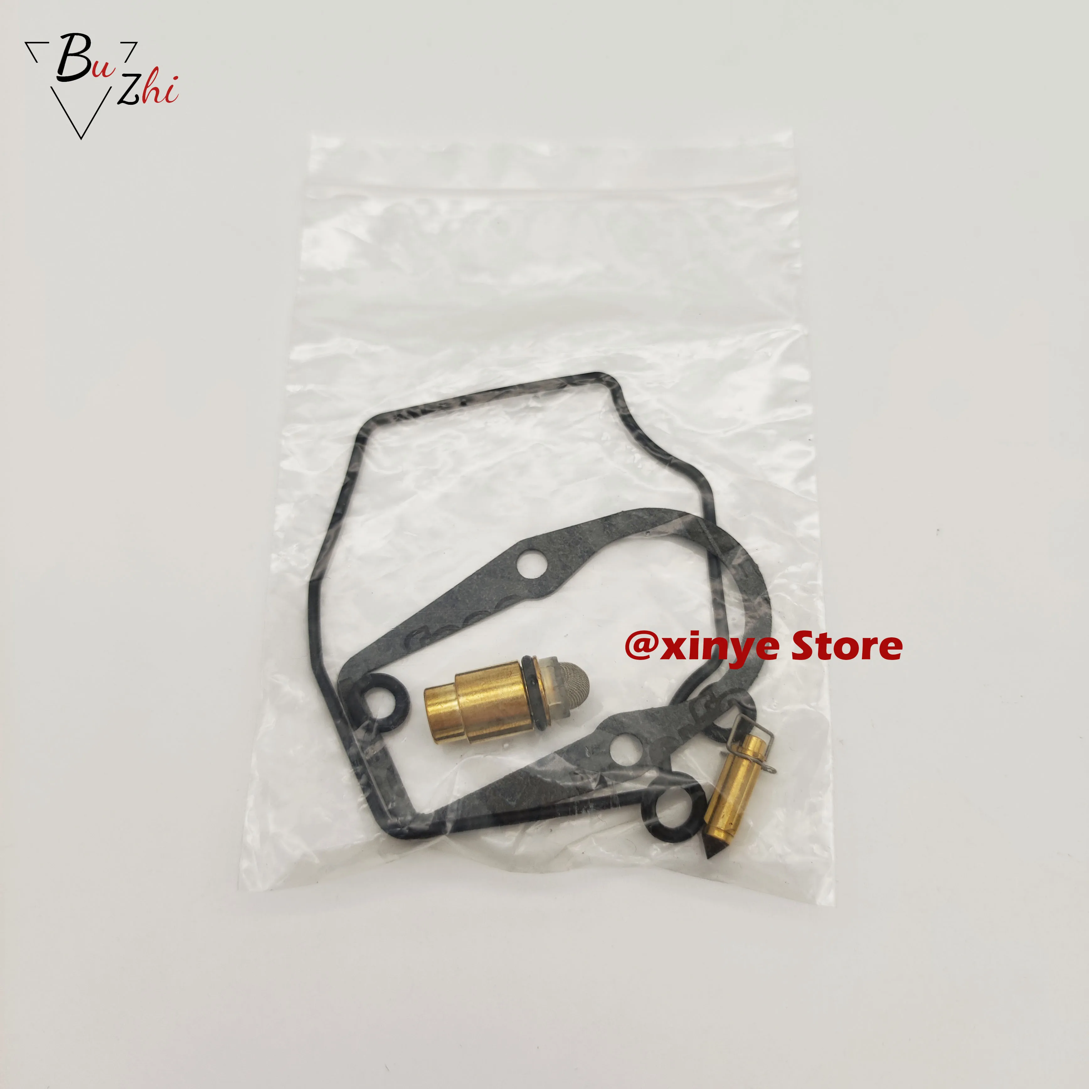Per Yamaha XT550 82-83 XT600 TT600 riparazione carburatore Kit di ricostruzione guarnizione o-ring valvola a spillo galleggiante e supporto