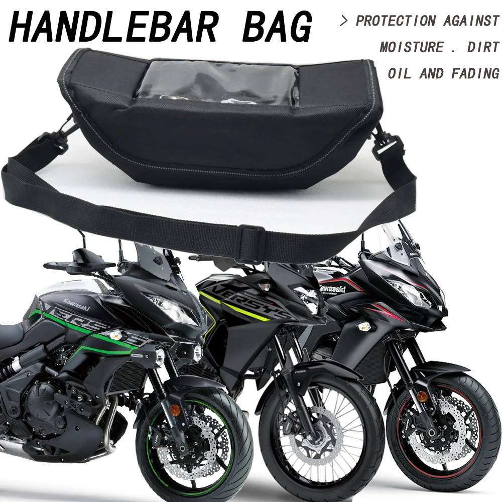 

For Kawasaki Versys 1000 Versys 650 Versys - X 300 Z900RS Motorcycle waterproof and dustproof handle storage bag Mobile phone