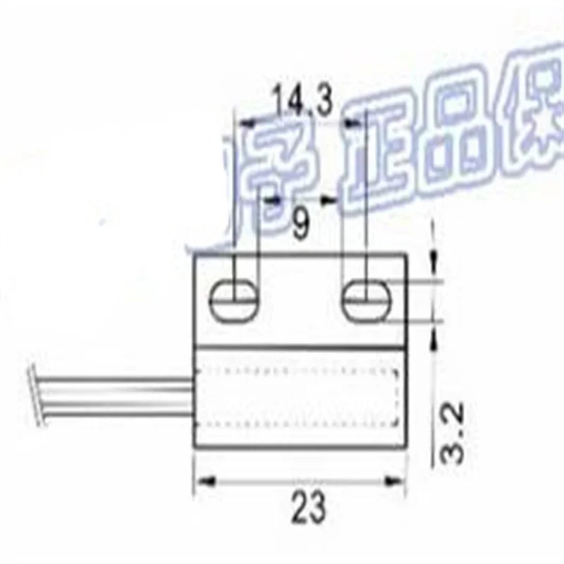 10pcs Normally Open Reed Switch  Plastic Package With Mounting Hole And Wire GPS-23 module sensor