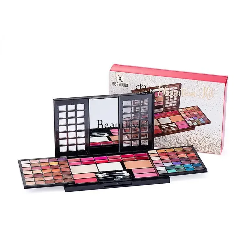 

88-Color Beauty Eyeshadow Disc Makeup Set Lip Gloss Blush Combination