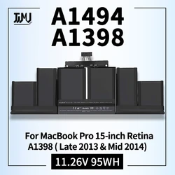 A1494 Laptop Replacement Battery for Apple MacBook Pro Retina 15