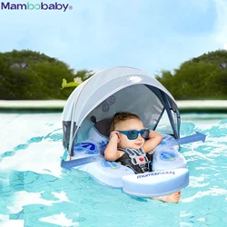 Mambobaby Baby Float Met Dak Zwemmen Ring Niet-Opblaasbare Boei Zwemmen Trainer Peuterbad Drijft Accessoires Peuter Speelgoed