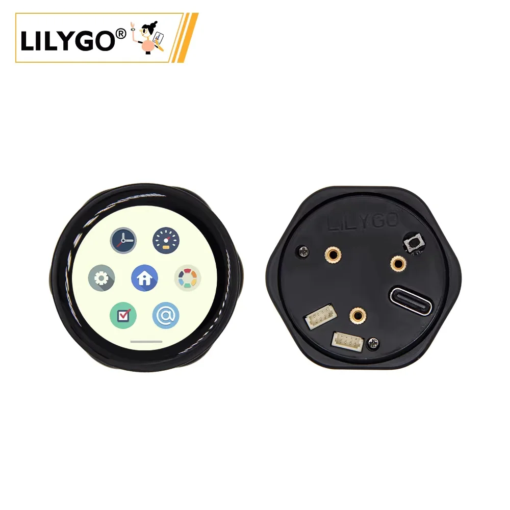 LILYGO® T-Encoder-Pro ESP32-S3 Rotary Encoder with 1.2 Inch Touch Display Development Board