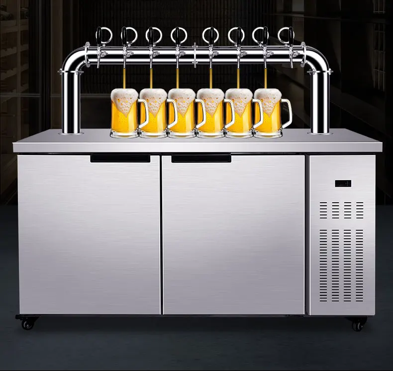 Commercial air-cooled automatic craft beer equipment integrated beater