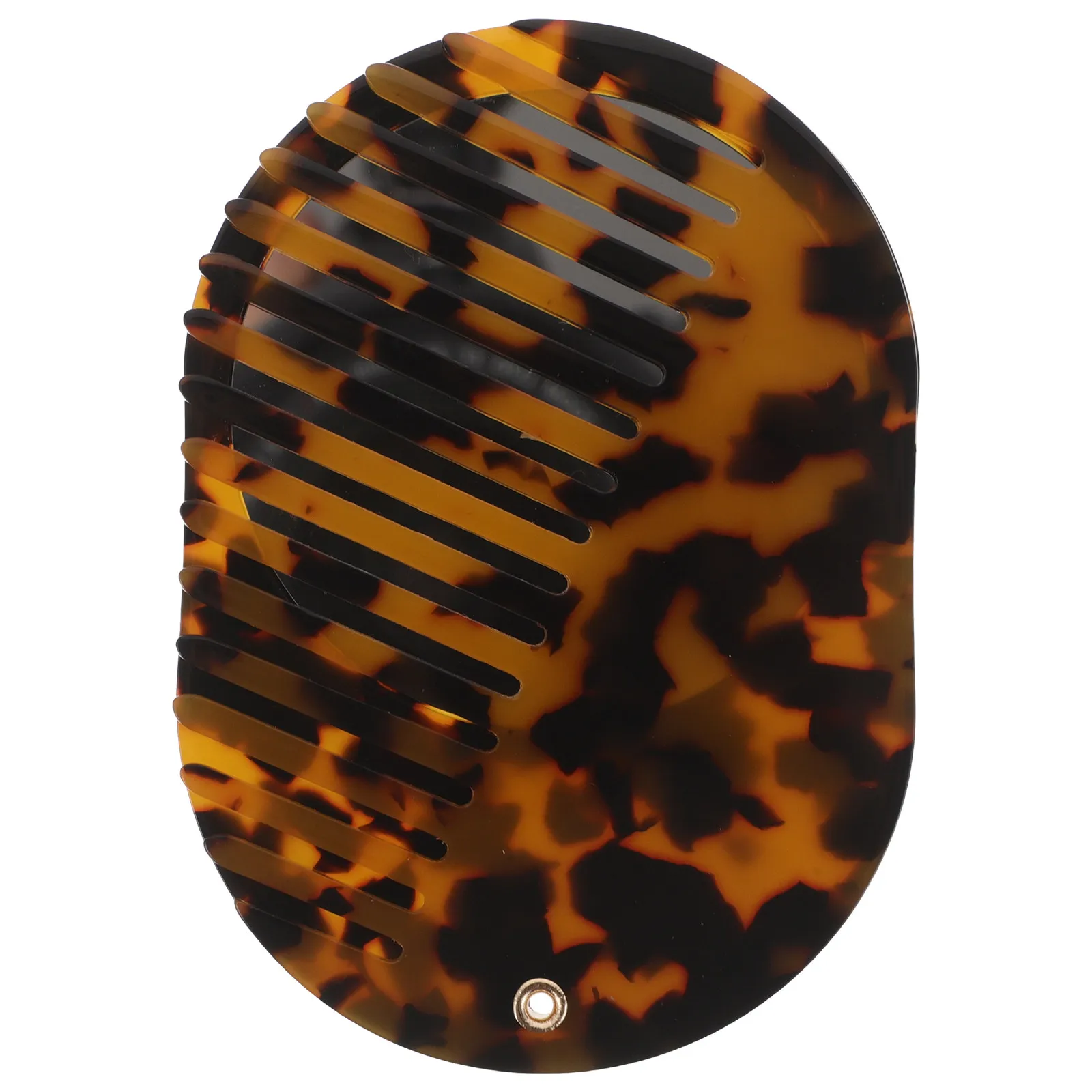 Mini Portable Foldable Hair Brush Mirror Pocket Small Comb Tortoise Shell Acetate Travel Hair Styling Tool Gym Purse