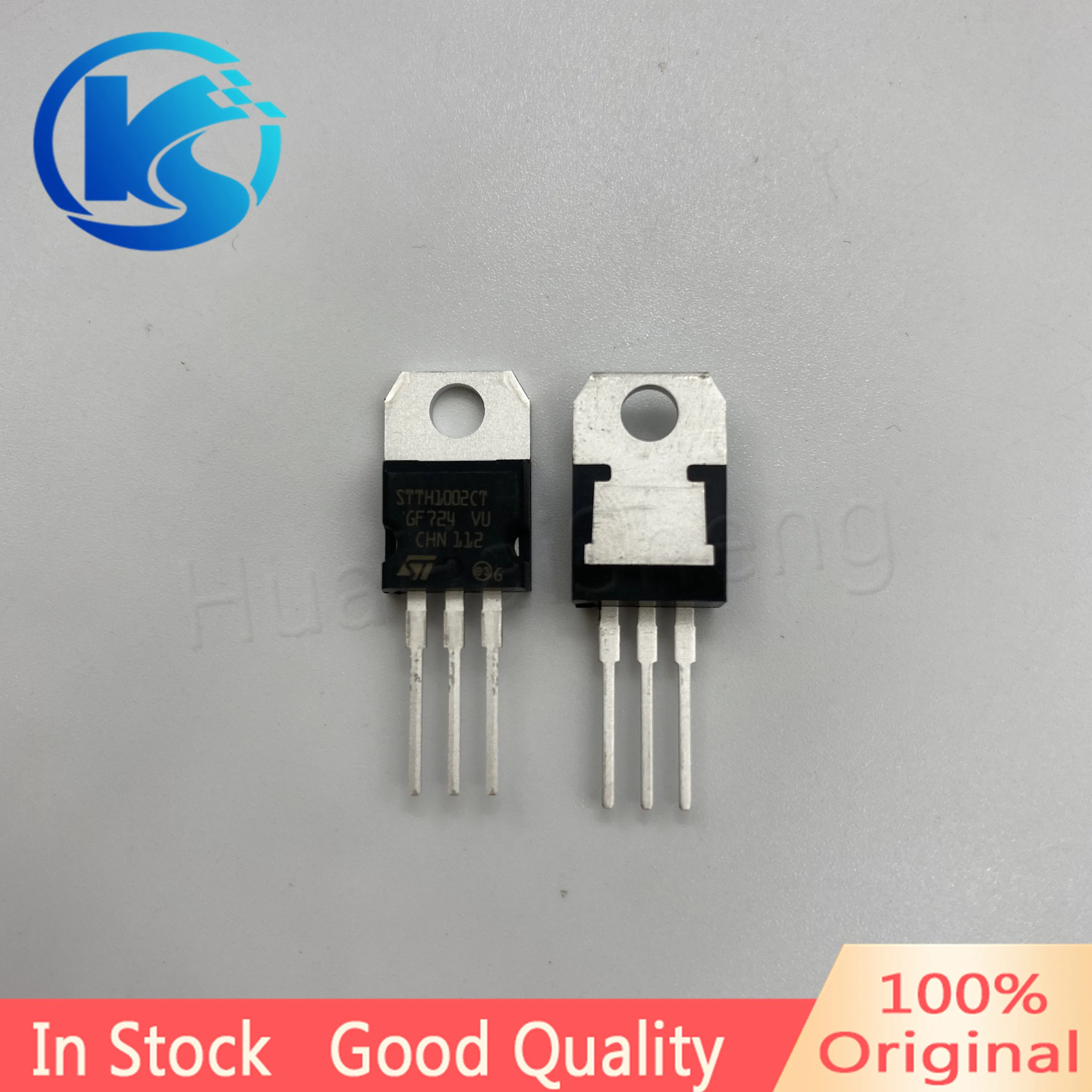 

5PCS/Lot STTH1002CT TO-220 Fast Diode Dual Common Cathode/Diode Array