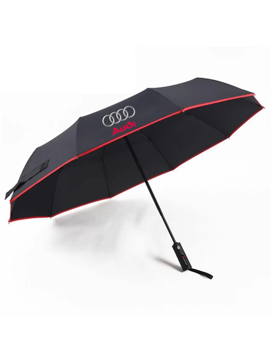 For Audi A1 A3 A4 A5 A6 A7 A8 S3 S4 S5 S6 S7 Q3 Q5 Q7 Q8 RS3 RS4 RS5 RSQ5 TT Car Automatic Folding Windproof Sunshade Umbrella