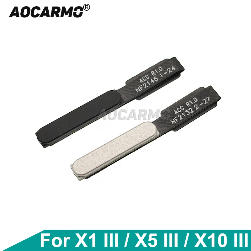 Aocarmo For Sony Xperia 1 5 10 III X1iii X5iii X10iii Mark3 Power On/Off Switch Fingerprint Button Touch ID Flex Cable