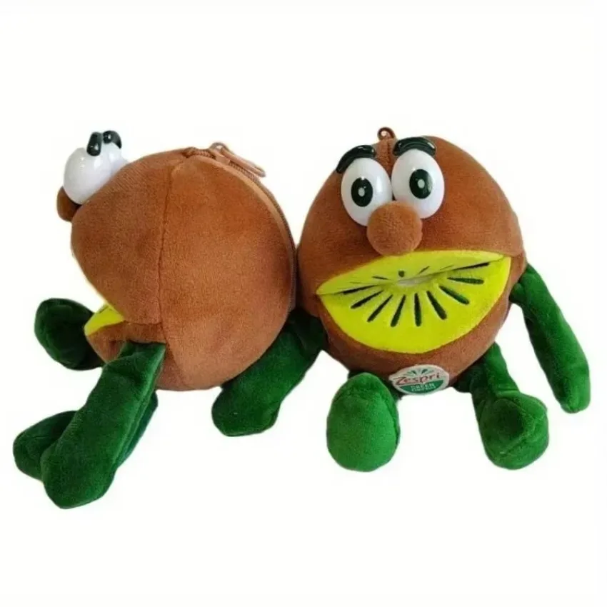 Coin Wallet Pendant Small Wallet Toy Doll Pendant Backpack Doll Birthday Gifts Creative New Cartoon Kiwi Fruit Plush Pendant view 6