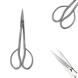 Standard Grade 180mm Long Handle Bonsai Scissors 3Cr13 Alloy Steel Bonsai Tools Branch Pruning Shears