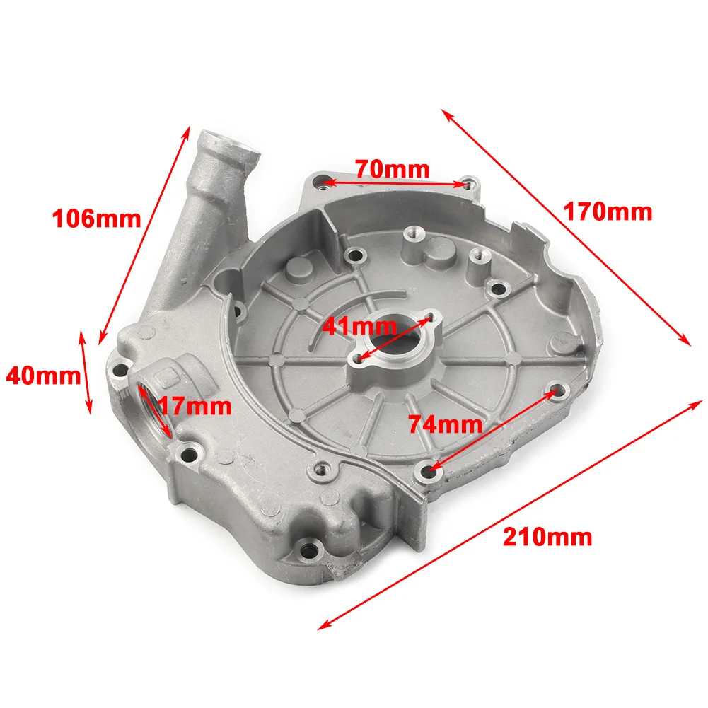 Right Motorcycle Metal Crank Case Cover Crankcase Cap Protector For GY6 Engine 125cc 150cc Scooter 152QMI 157QMJ