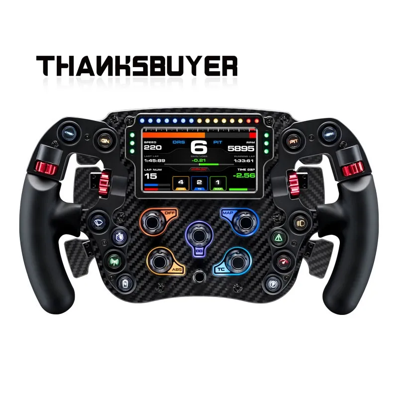 For Simagic FX PRO Formula Steering Wheel Carbon Fiber SIM Racing Steering Wheel with 4.3\