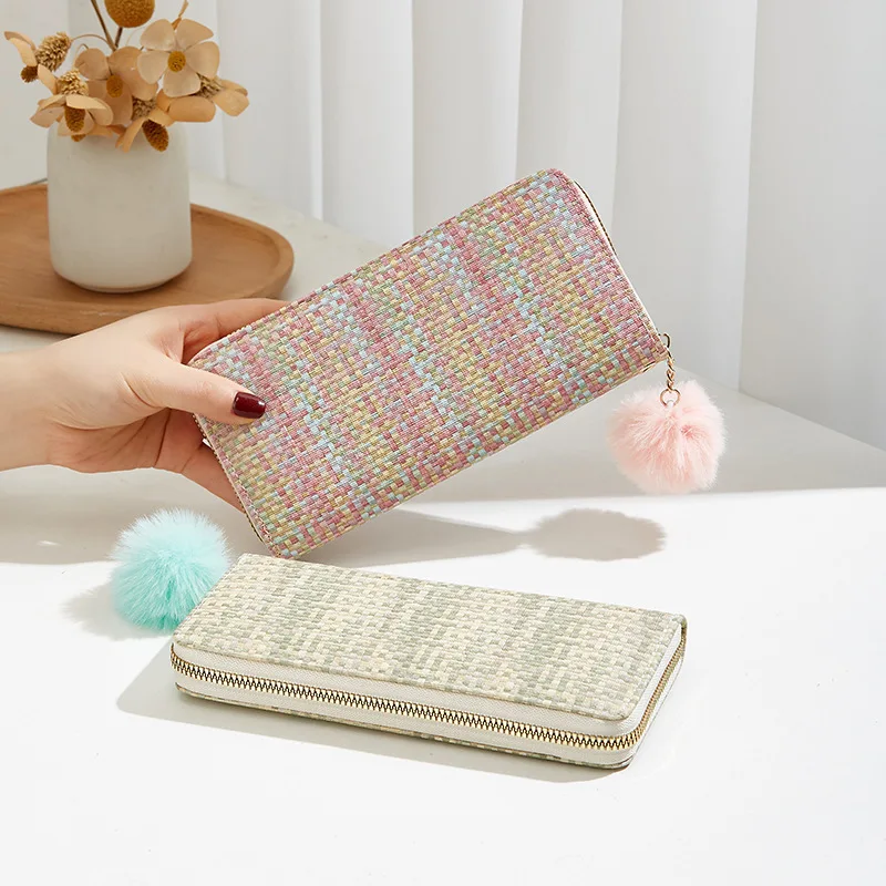 

New Zipper Women's Wallet Multifunctional Long Wallet Mobile Phone Bag Clutch Bag