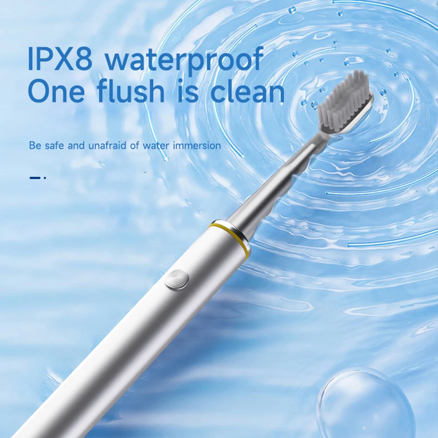 Intelligent electric toothbrush with DuPont soft hair and multiple adjustable settings for couples image 5