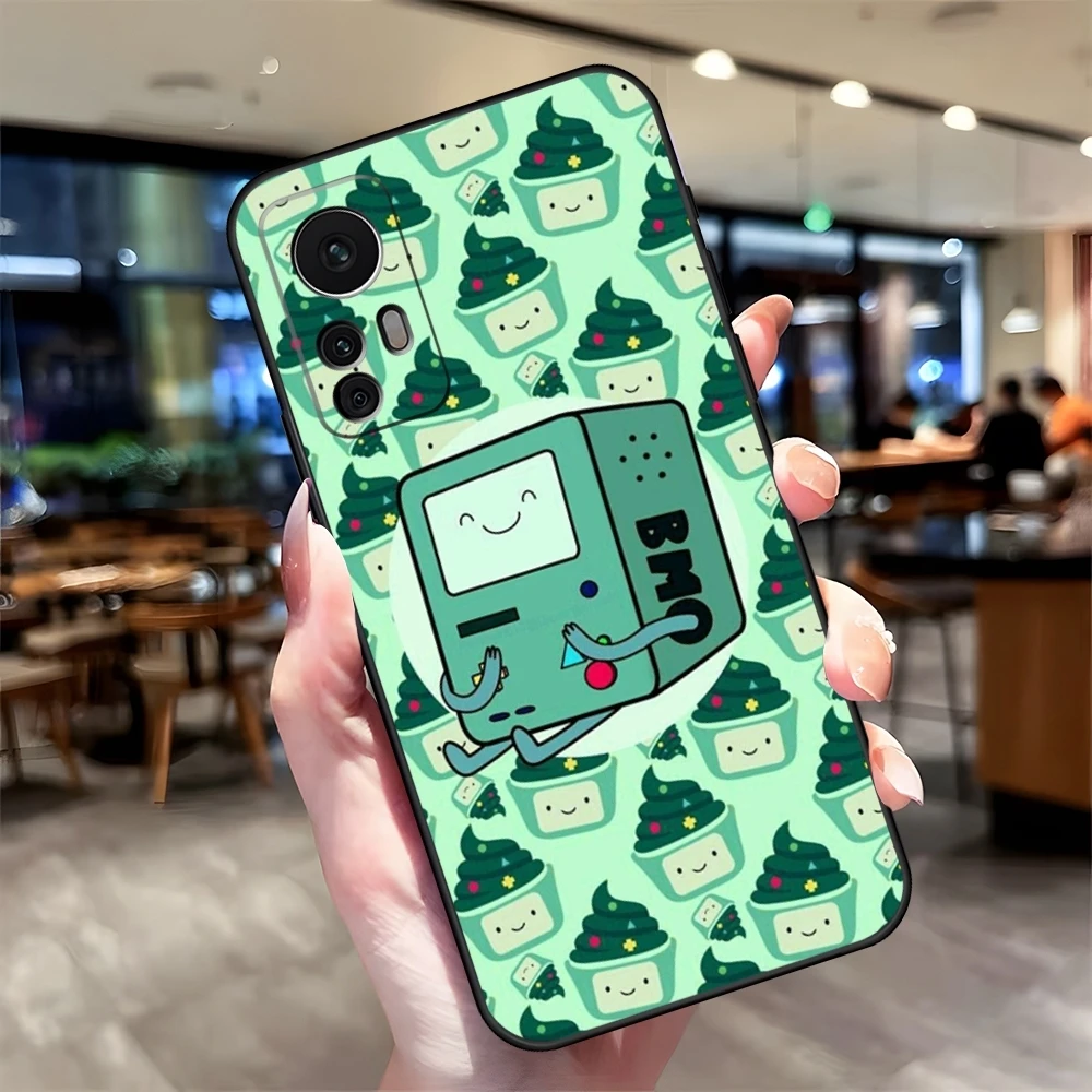 Adventurer-time BMO Cute Robot Phone Case Fundas for Xiaomi Redmi Note 13 10 12 Pro POCO F4 F5 X5 Pro 12 13 11T Lite Ultra Cover image 6