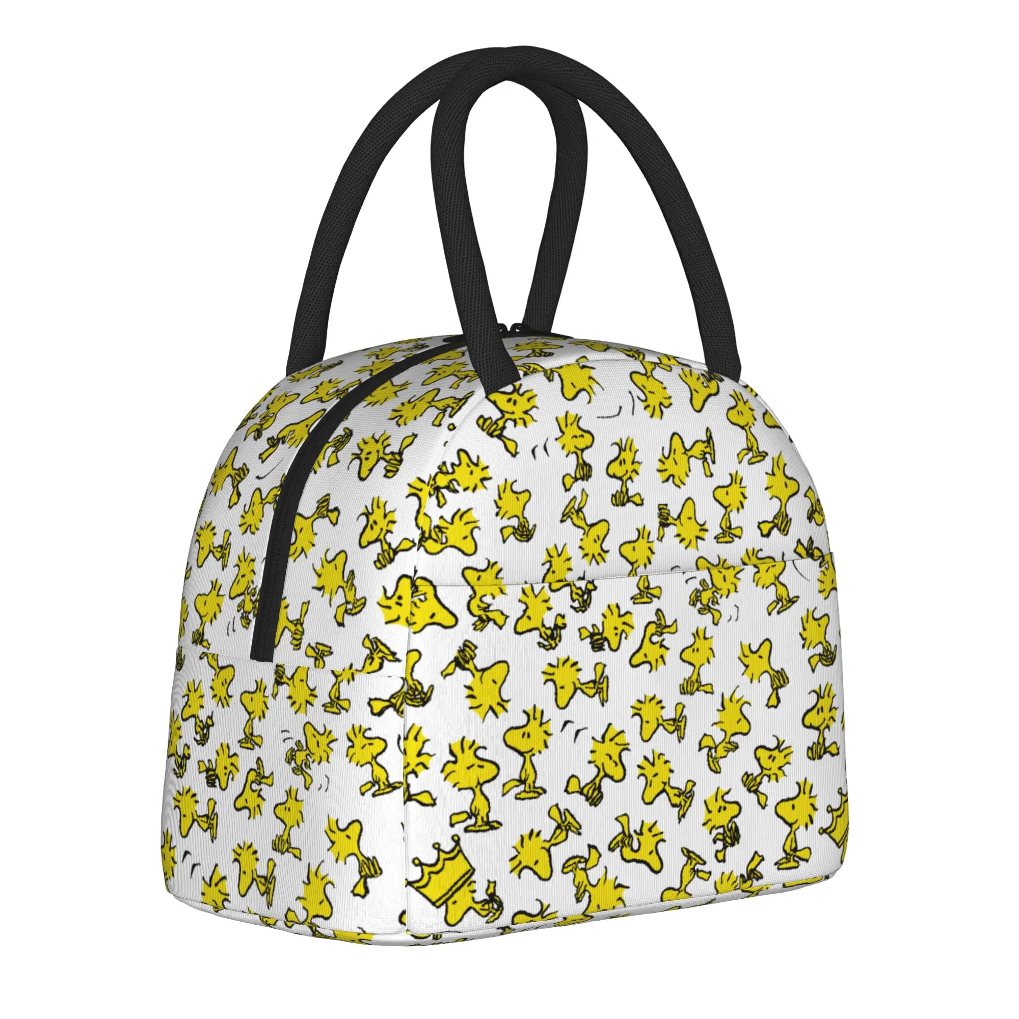 

Термосумка для обедов S-Dog-Snoopies с мультяшным принтом, многоразовая, большой вместимости, для девочек и мальчиков, для пляжа и активного отдыха