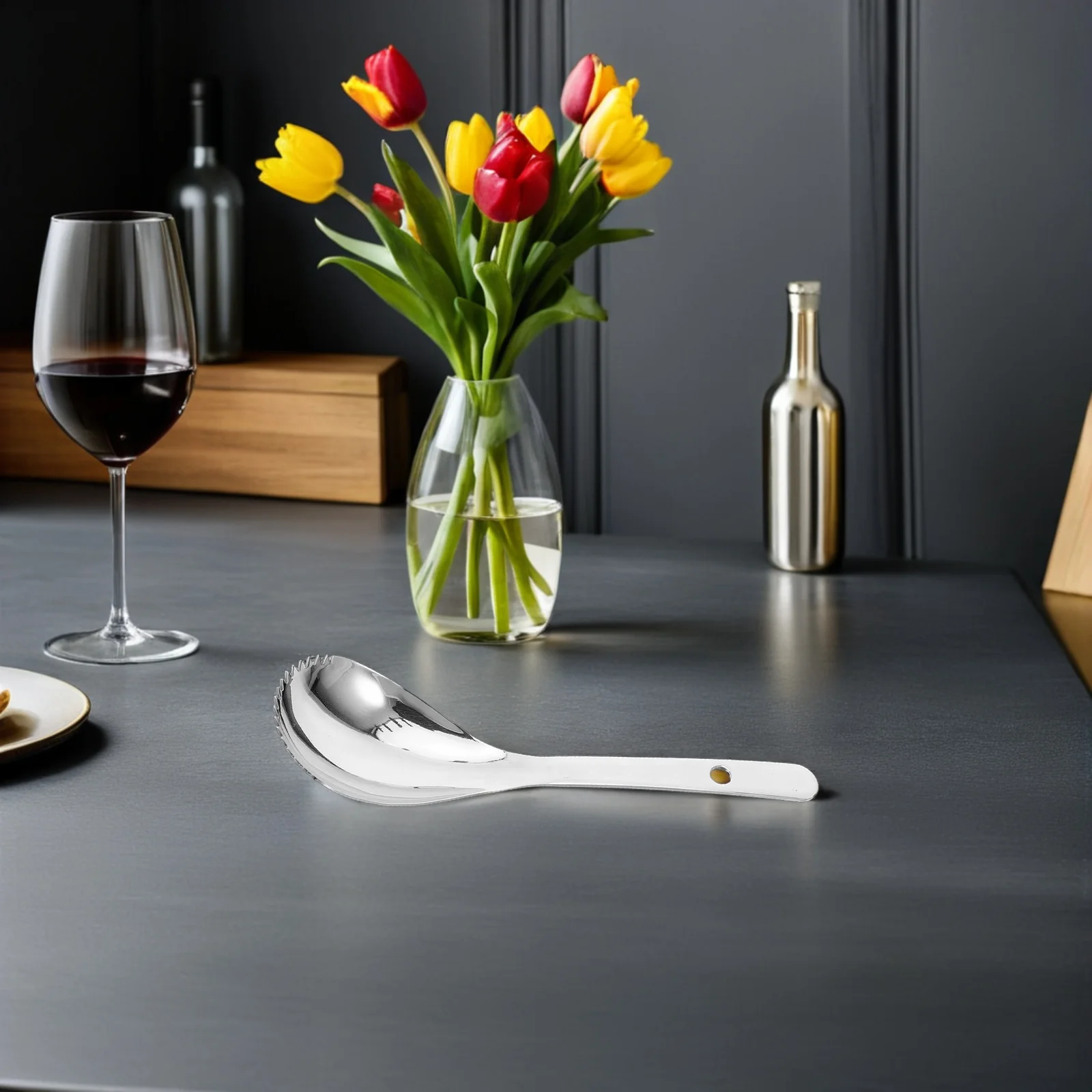 

Fruit Pulp Separator Stainless Steel Pumpkin Scooper Tool Serrated Edge Easy Cleaning Kitchen Gadget Pumpkin Carver Tool