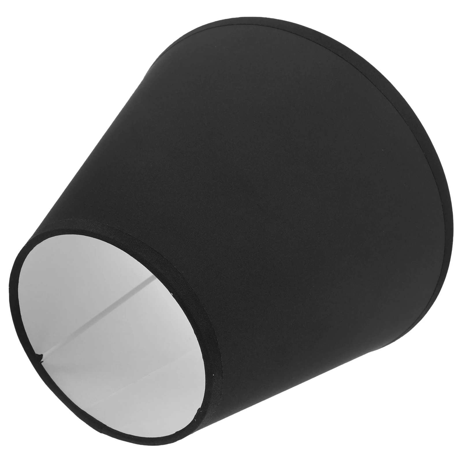 

Fabric Lampshade Round Drum Replacement for Wall Desk Light Home Office Bedroom Cloth Metal Long Lasting Small Barrel Lamp