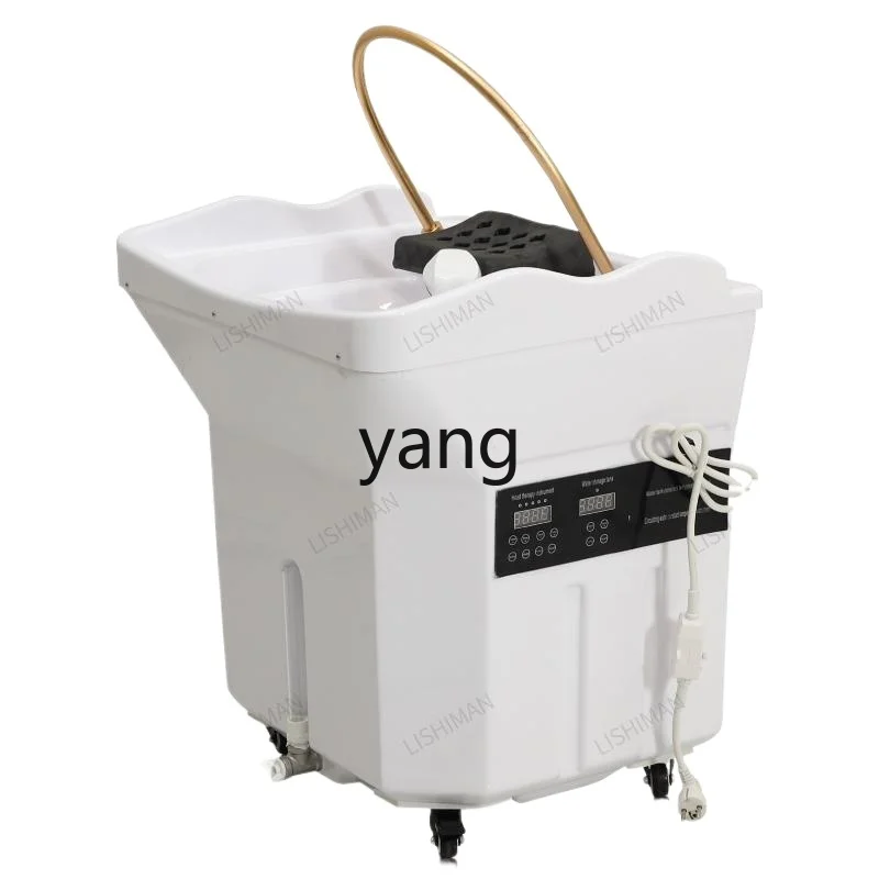 

LTT movable hair treatment shampoo basin, thermal insulation water tank, water circulation fumigation, beauty salon