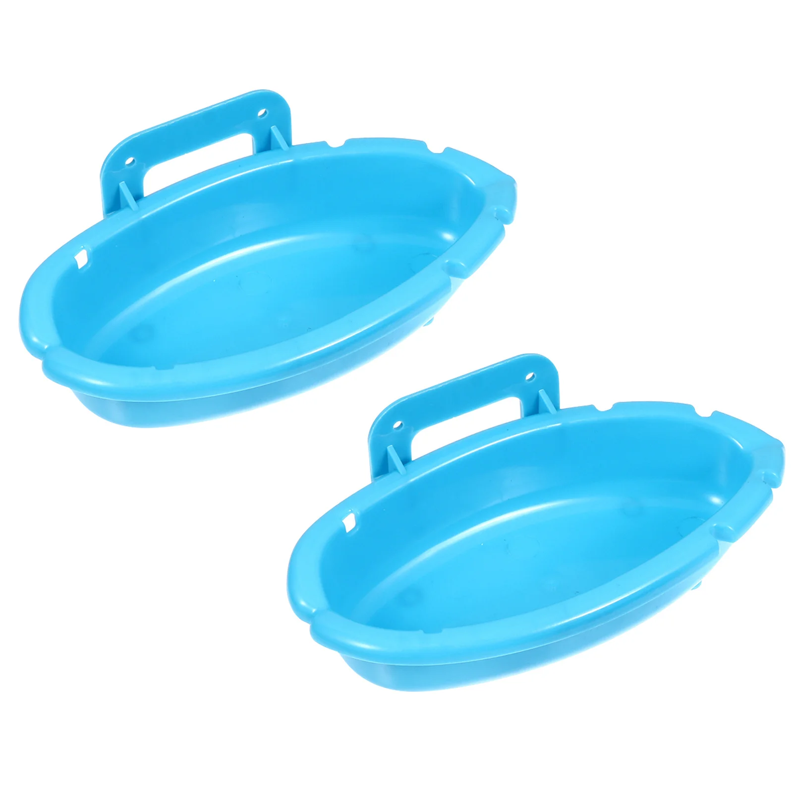 

2pcs Parrot Bathing Basin Plastic Bird Bath Tub For Small Pets Water Sand Cleaning Bathtub Thickened Strong Pet Supplies