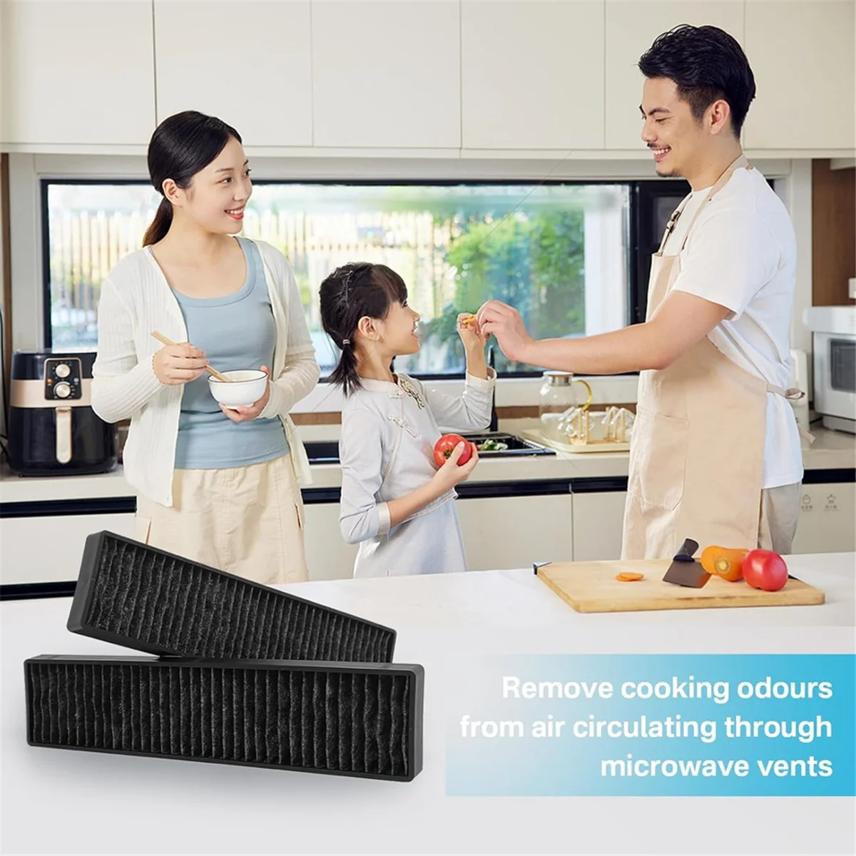 5230W1A003A Sostituzione del filtro al carbone per microonde per il filtro a microonde sostituisce LMV1650ST LMV1650SW-T33C