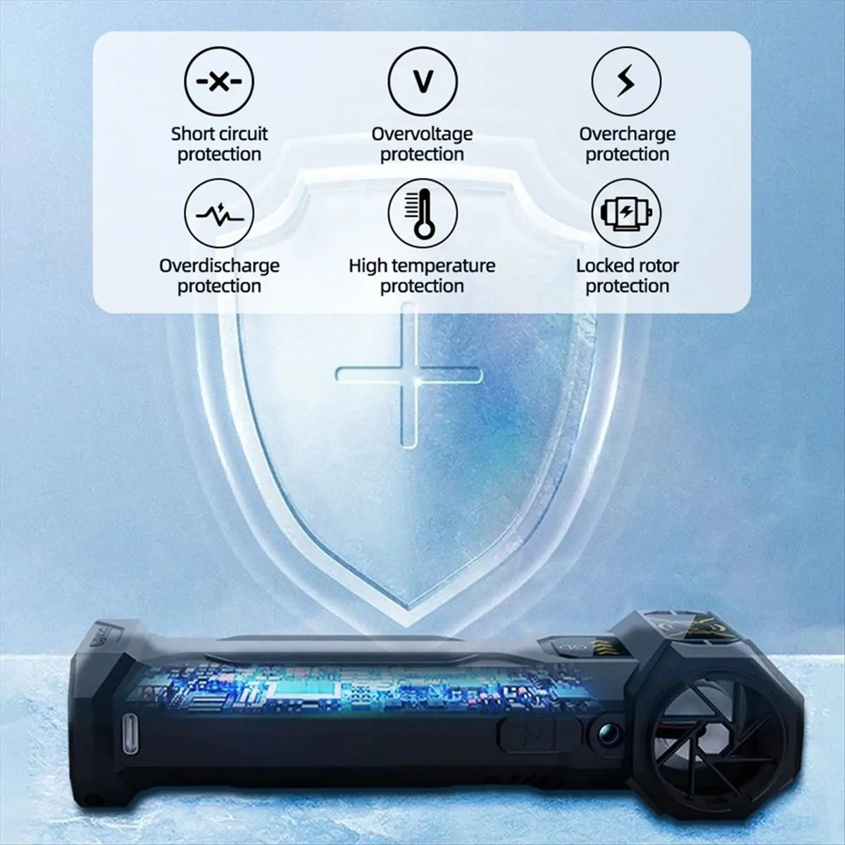 ABGN New Fan 130000RPM Electric Air Duster Blower Infinitely Adjustable Wind Speed 45m/S Cleaning Air Dryer