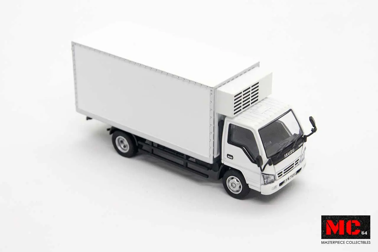 MC64 1/64 ISUZU NPR REFRIGERATED TRUCK Collection of die-cast alloy car model ornaments