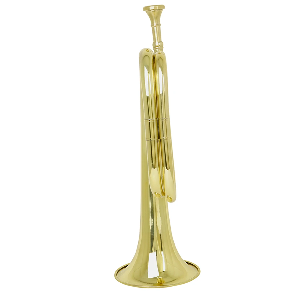 

Bugle Horn Beginner for School Band Small Trumpet Musical Instrument Copper Bugles Brass