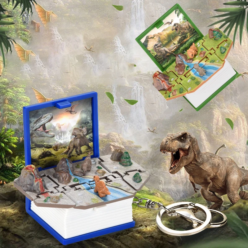 

3D волшебный замок тайна скрытый мир Складная книга брелок всплывающий сюрприз поп пальцы портативная игра Детские игрушки для снятия стресса