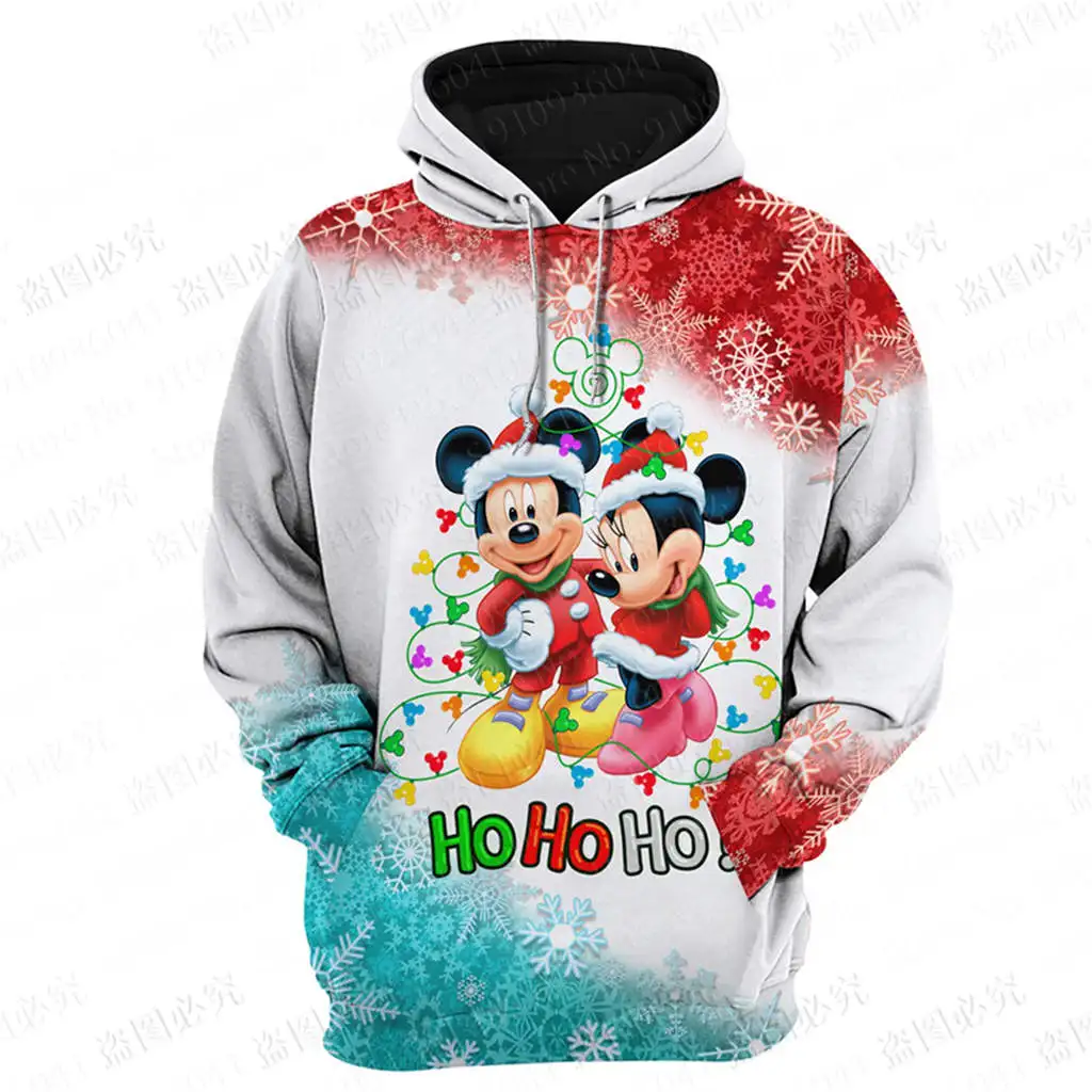 Disney Princess Moana Hoodie Men's Women's Casual Sweatshirt Disney 3d Zipper Hoodie Harajuku Streetwear Fashion Pullover Hoodie