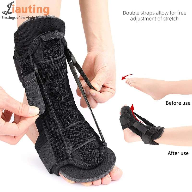 Adjustable Foot Drop Orthosis Brace Ankle Support With Plantar Fascia Support And Aluminum Strip Splint Reinforcement Tool