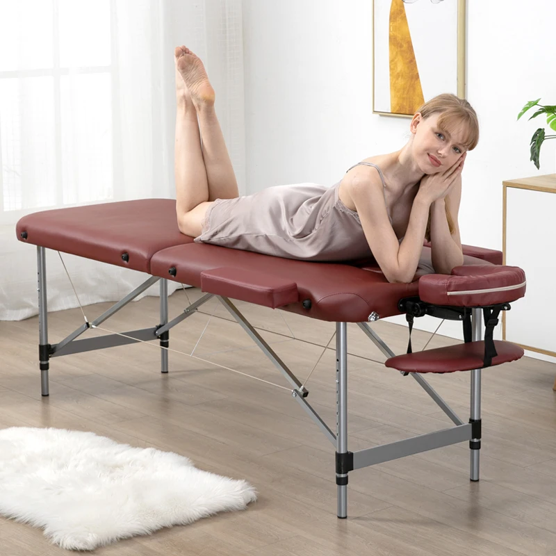 Professional Massage Table Stretchers Cosmetic Functional Foldable Bed Lounger Spa Kosmetikliege Massage Furniture MQ50MB