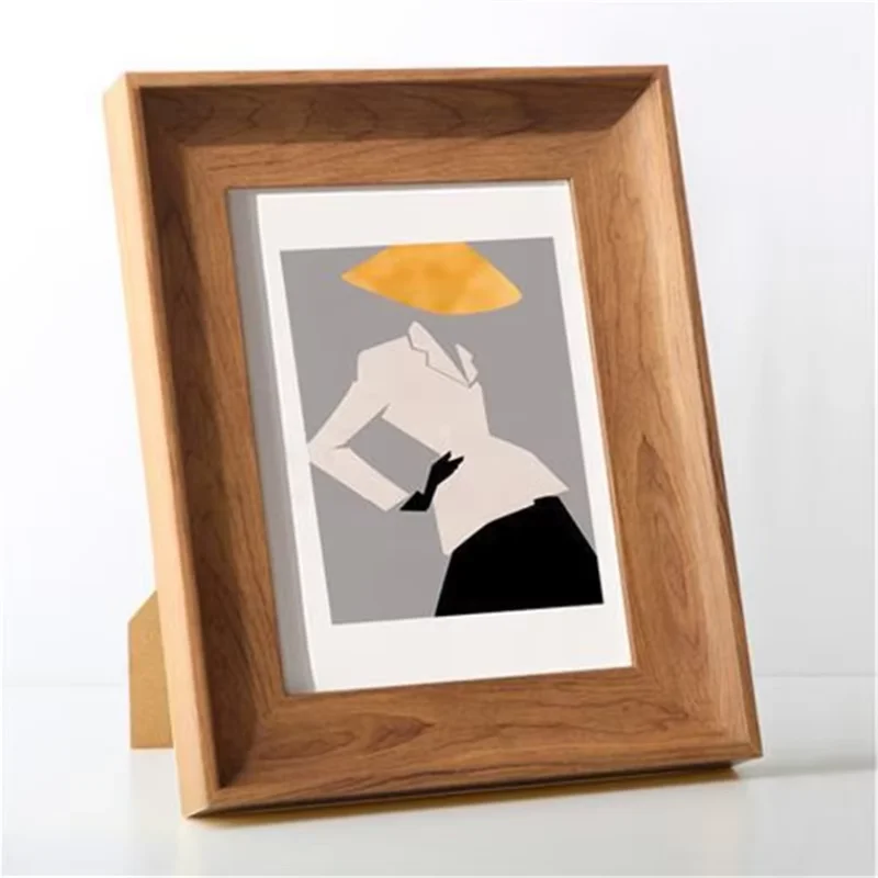 High Quality Desktop Photo Frame Rectangular Nordic Style Picture Frames 5-10 Inch Hanging Photo Frames Living Room Lay