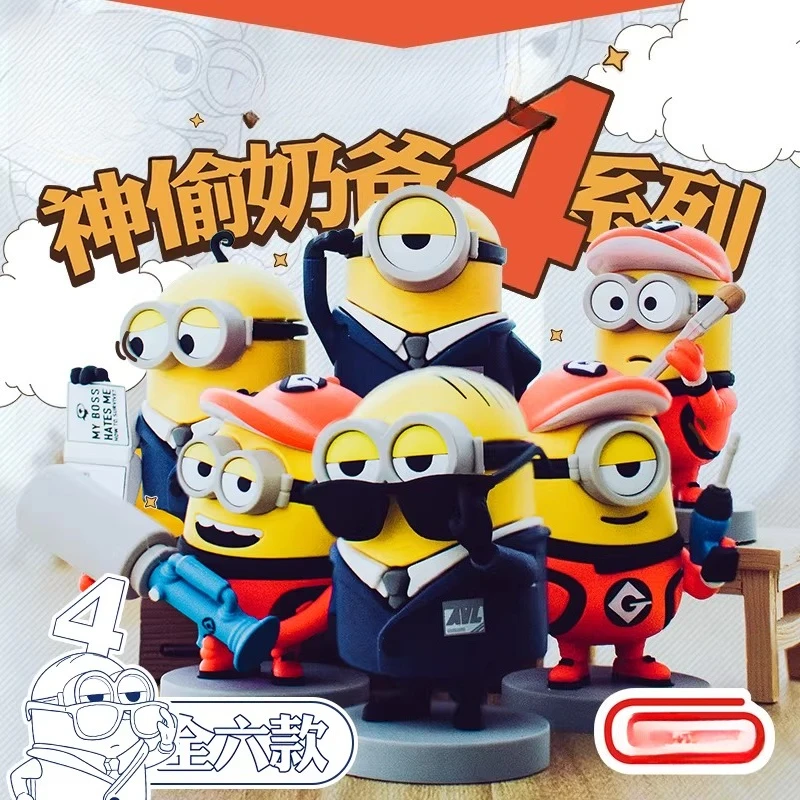 

Minions figurine from Despicable Me movie, agent support character model, trendy collectible, car accessory