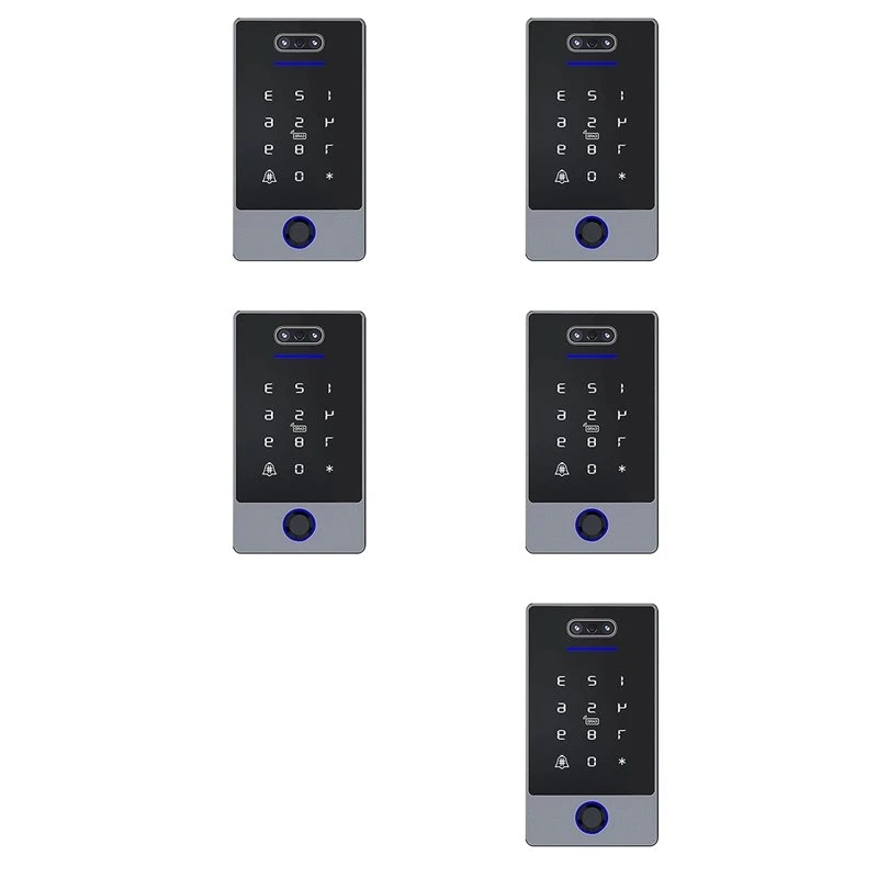 T21C 5X Ttlock Face Recognition Access Control Keypad Standalone Waterproof Fingerprint Access Controller For Door Lock-B