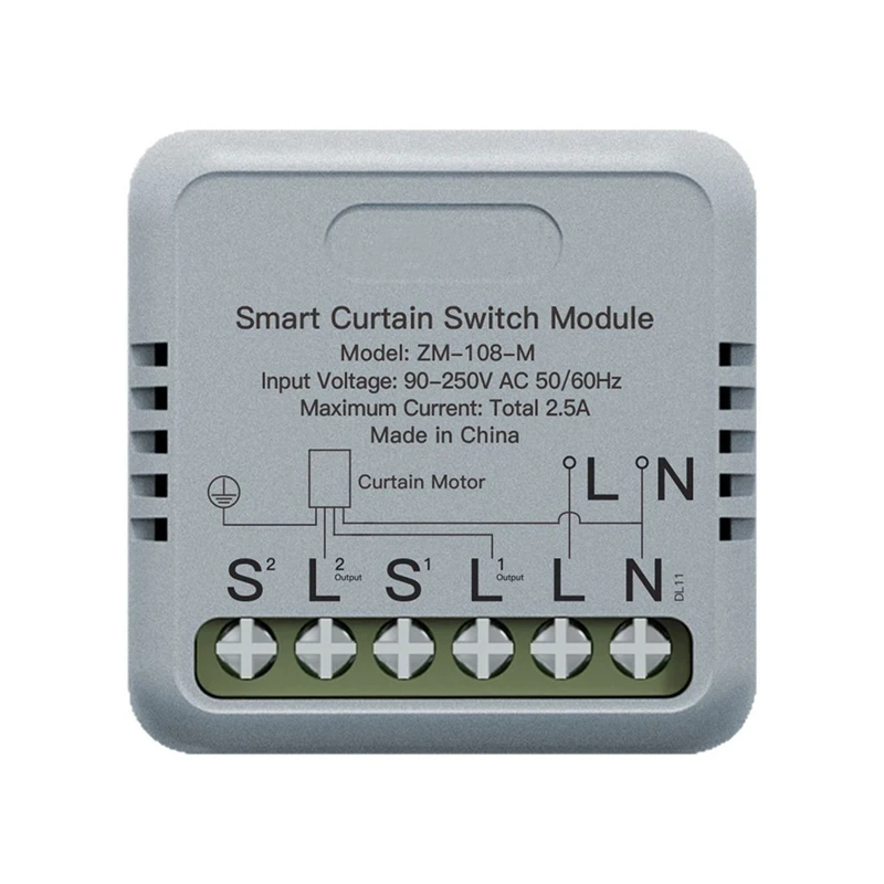 Tuya Zigbee Smart Curtain Switch Module Roller Blinds Motor Switch APP Remote Control Work with / Home-DTA9 view 2