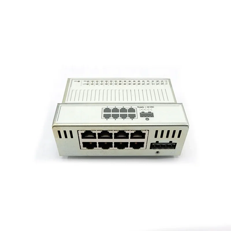 ใหม่ในสต็อก 8 พอร์ต 24 VDC 10/100 Mbit Ethernet Switch อุตสาหกรรม Hub 0AC808.9-1 B&R