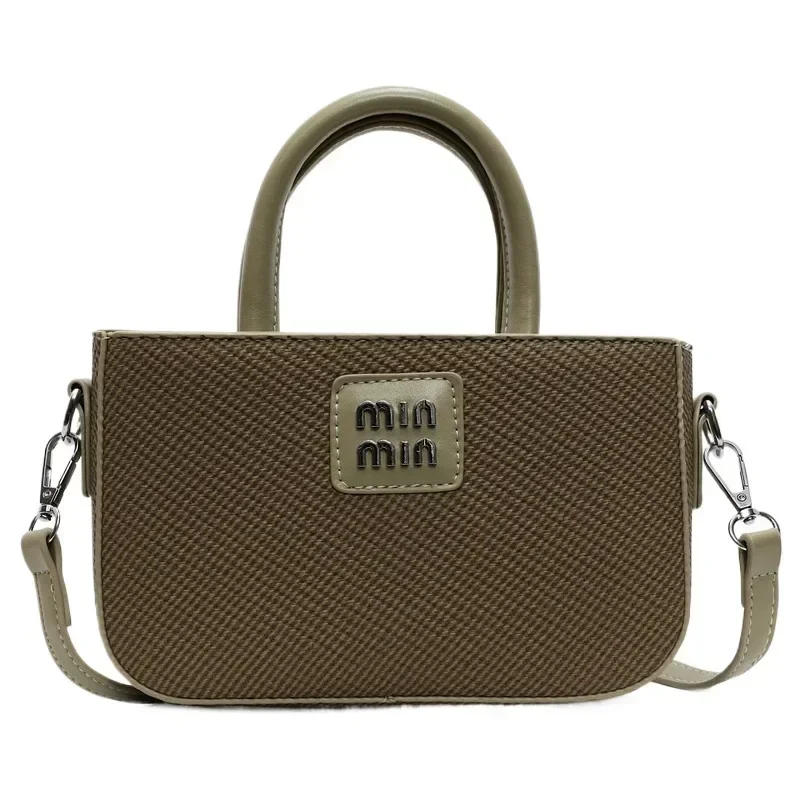 2025 nova bolsa crossbody moda personalidade lazer mão carregando pequeno saco quadrado pequena tendência feminina bolsa de ombro