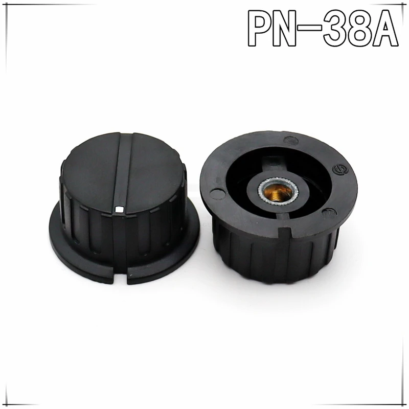 2PCS PN series knob cap PN-38A/8D/8E/8F Electronic instrument switch cap instrument adjustment knob cap circular hole 6.35mm