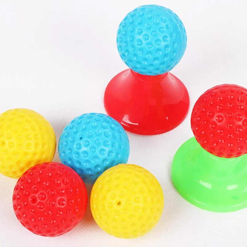 Pelota de palo de Golf para niños, grupo de tazas con agujero verde con ruedas, juego de juguetes deportivos, equipo de juegos interactivos para padres e hijos